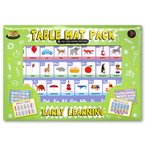 Help With Homework Early Learning Table Mat Pack (4 Wipe-Clean Learning Table Mats)