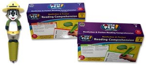 Power Pen Ranger Rick with 2 Learning Cards Nonfiction & Fiction Reading Comprehension (Grade 1 & 2)