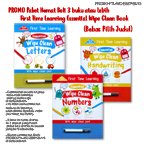 PROMO Paket Hemat Beli 3 buku atau lebih First Time Learning Essential Wipe Clean Book (Bebas Pilih Judul)