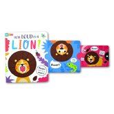 How Loud Is a Lion? Slide & Seek Board Book with Double Pull-out Tabs