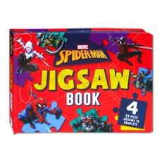 Marvel Spiderman Jigsaw Book (4 54 - piece jigsaw to complete)