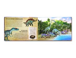 Deluxe Jigsaw Book The Life Of Dinosaurs With Four 96-Piece Jigsaws
