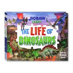 Deluxe Jigsaw Book The Life Of Dinosaurs With Four 96-Piece Jigsaws