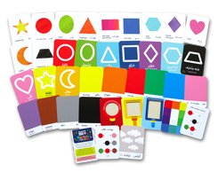 Flash Card Kartu Seru BENTUK & WARNA (wipe-clean bisa tulis hapus)