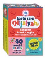 Kartu Seru Hijaiyah Wipe & Clean (Mengenal Huruf & Angka + Kosa Kata Bahasa Arab)