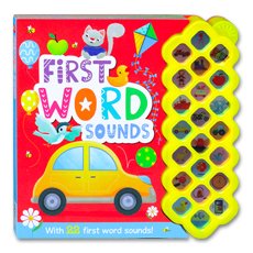 First Word Sounds Board Book With 22 First Word Sounds!