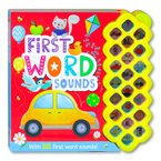 First Word Sounds Board Book With 22 First Word Sounds!