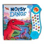 Mega Sounds Noisy Dinosaurs Board Book with 18 Dino Sounds