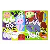 Silly Faces Animals Sticker Book With Over 50 Stickers