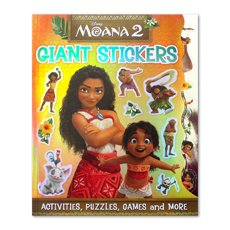 Disney Moana 2 Giant Stickers Book (Includes Activities, Puzzle, Game, and more!)
