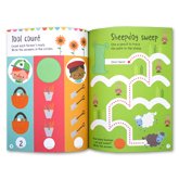 BLUE Sticker Activity Book - Big Stickers For Little Hands (Packed Full of Sharks, Dinos, Farm Animals, and Mighty Machines!)