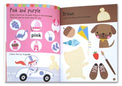Colours and Shapes Big Stickers For Little Hands - Sticker Activity Books
