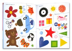 Colours and Shapes Big Stickers For Little Hands - Sticker Activity Books