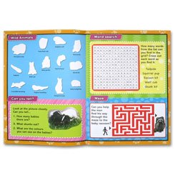 BABY ANIMALS Sticker Activity Book with more than 100 stickers