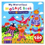 My Marvellous Mosaic Book Includes 7 Mosaic Pictures Over 500 Stickers (BLUE)