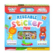 Stickermania Reusable Sticker Fun (Sticker Activity - Wipeclean Activities Play and Stick - again and again! )