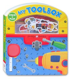 Stick & Play My Toolbox Board Book With Reusable Stickers (Bisa Copot-Tempel)
