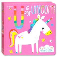 Busy Bees - U Is For Unicorn Board book (A Touch-and-Feel Alphabet Book!)