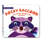 Priddy Books Alphaprints Rocky Raccoon and Other Woodland Friends Board Book with Googly Moving Eyes