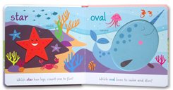 Circle & Square - Let's Learn Shapes Touch and Feel Board Book (With raised & cut-out pictures)