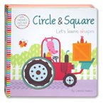 Circle & Square - Let's Learn Shapes Touch and Feel Board Book (With raised & cut-out pictures)
