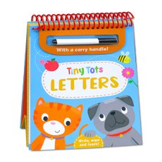 Tiny Tots Letters Wipe Clean (includes a wipe-clean pen)
